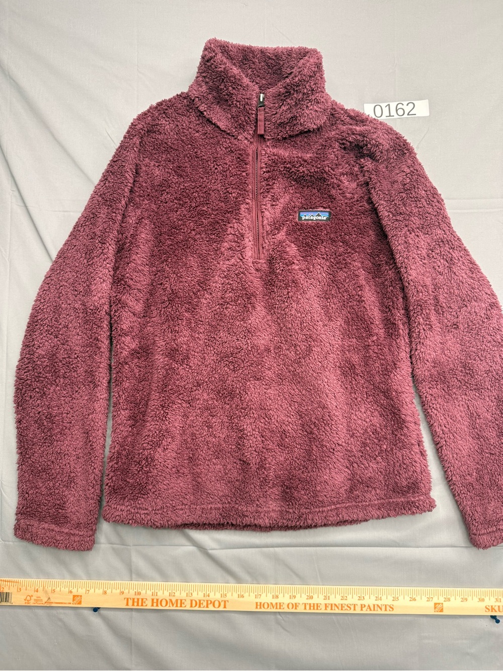 Patagonia Women's Plush Half-Zip Fleece Jacket in Plum